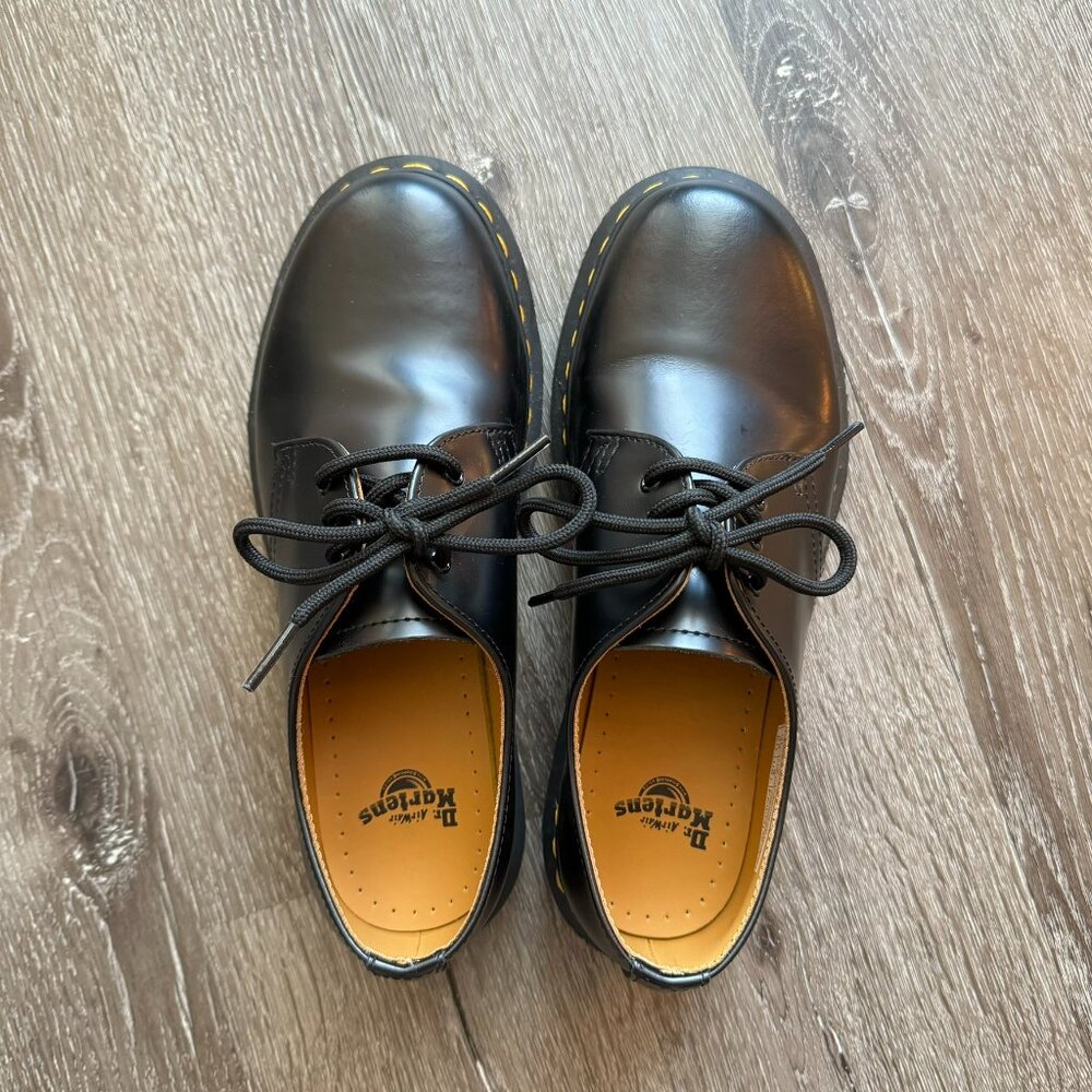 Dr. Martens Black 1461 Smooth Leather Oxfords